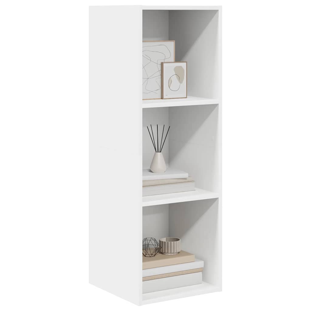 TV-Wandschrank Weiß 37x37x107 cm Holzwerkstoff