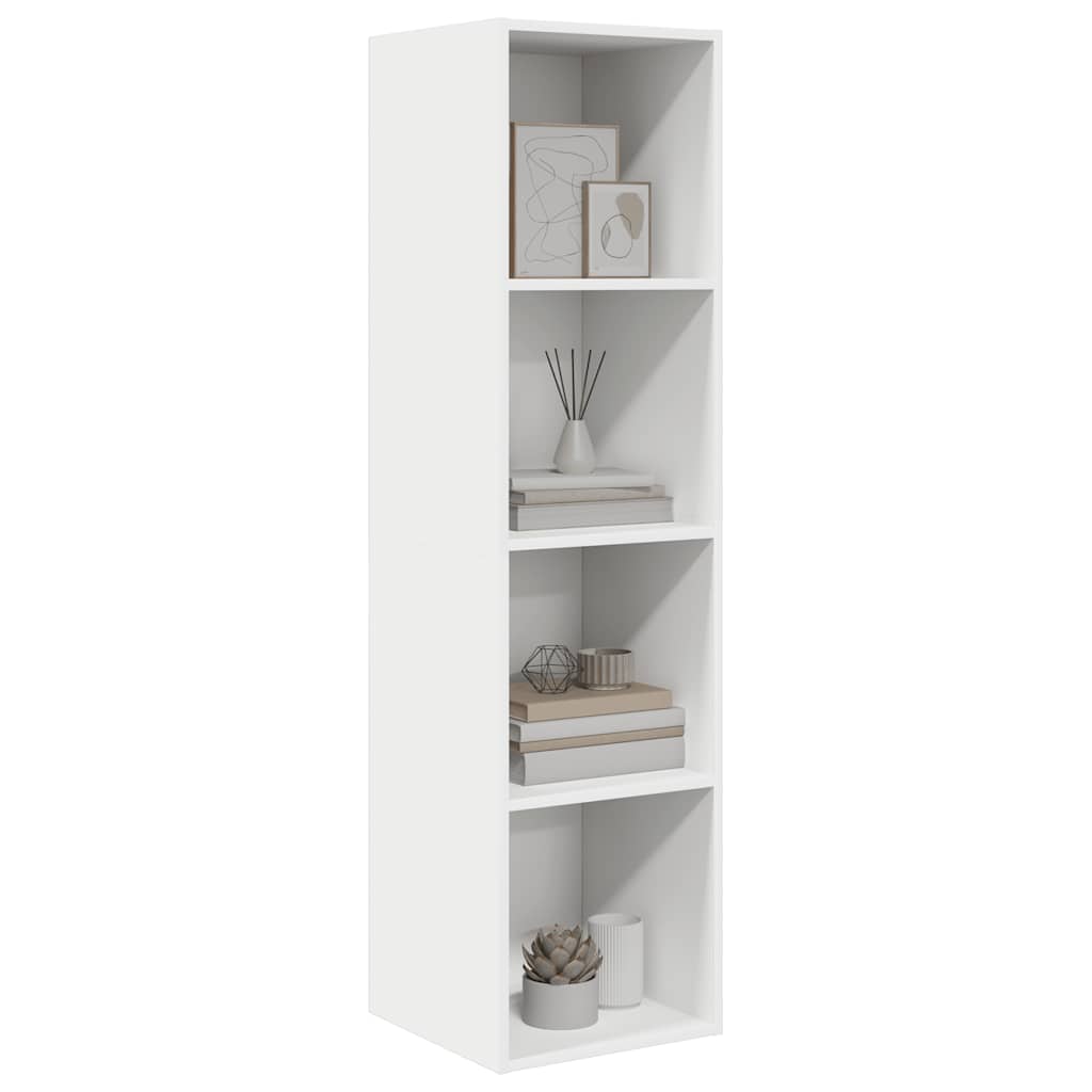 TV-Wandschrank Weiß 37x37x142,5 cm Holzwerkstoff