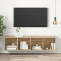 TV-Wandschrank Sonoma-Eiche 37x37x142,5 cm Holzwerkstoff