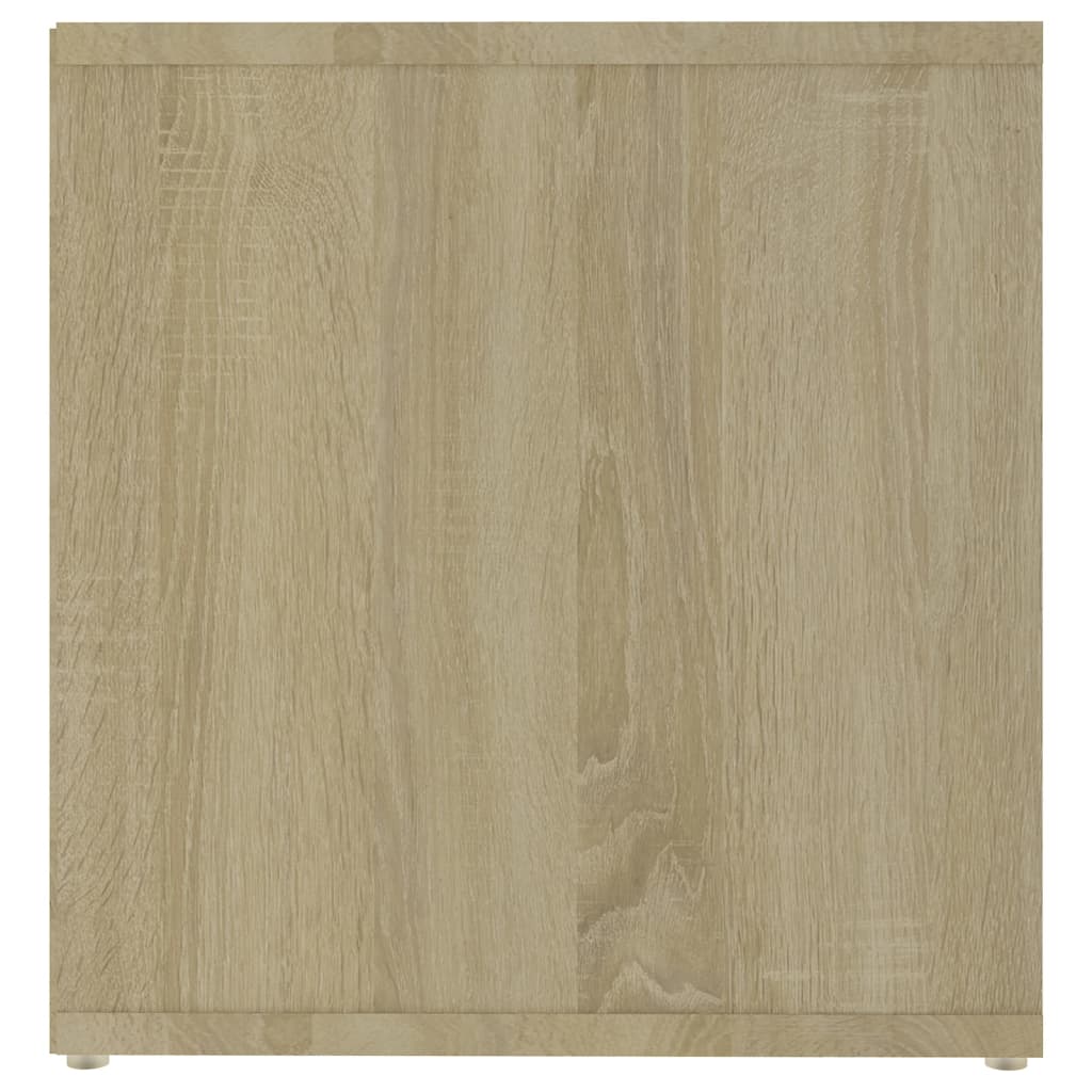TV-Schrank Weiß Sonoma-Eiche 72x35x36,5 cm Holzwerkstoff