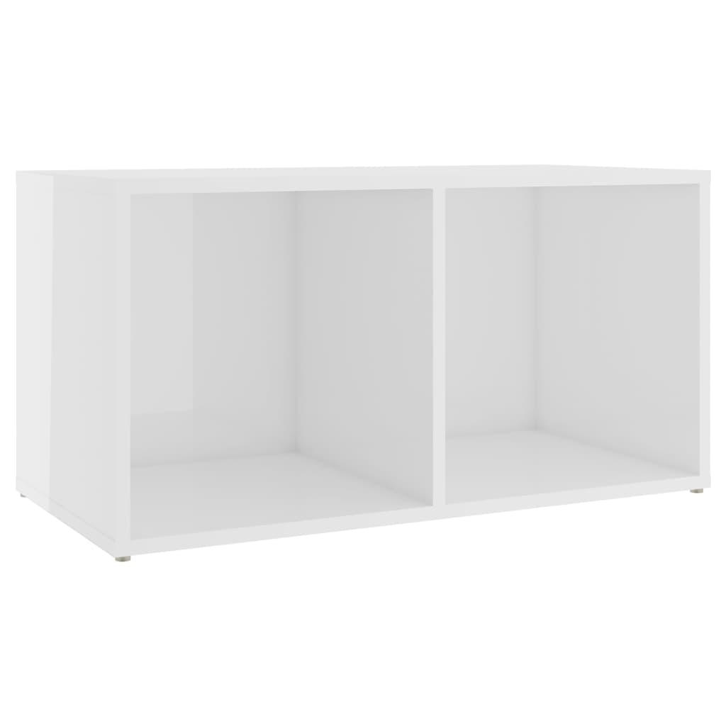 TV-Schrank Hochglanz-Weiß 72x35x36,5 cm Holzwerkstoff