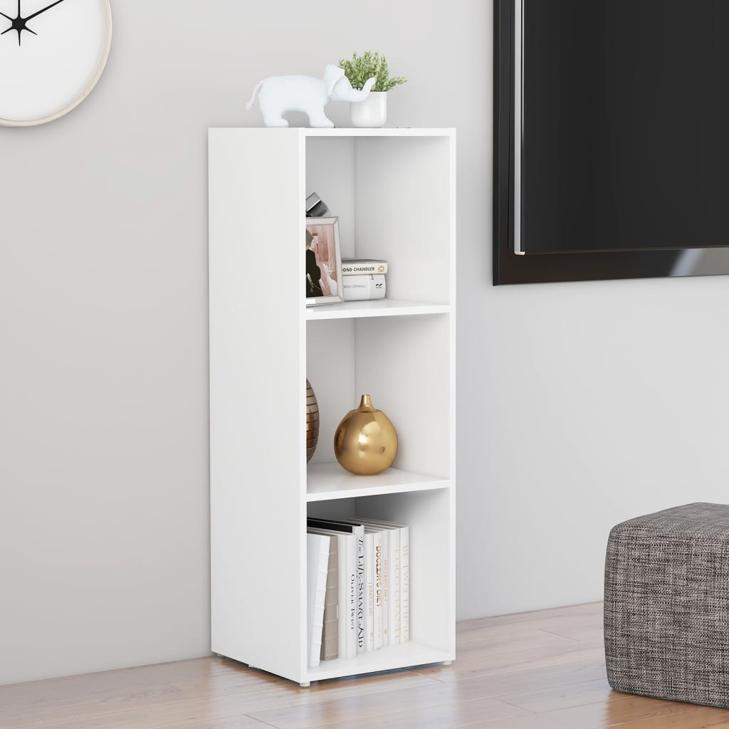 TV-Schrank Weiß 107x35x37 cm Holzwerkstoff