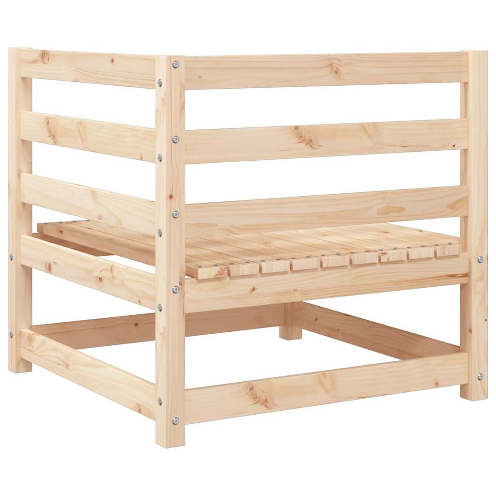 Garten-Ecksofa Massivholz Kiefer
