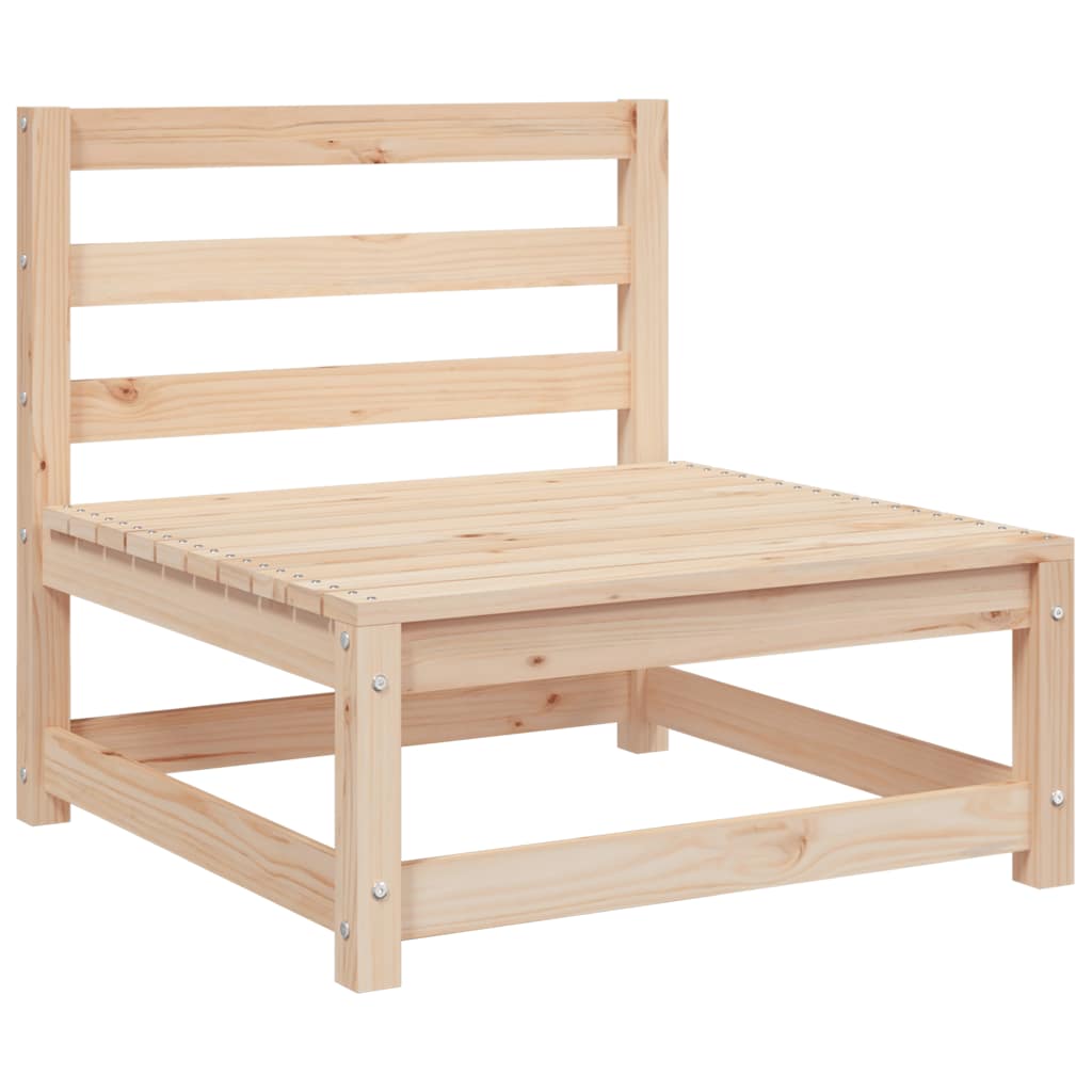 Garten-Mittelsofa Massivholz Kiefer