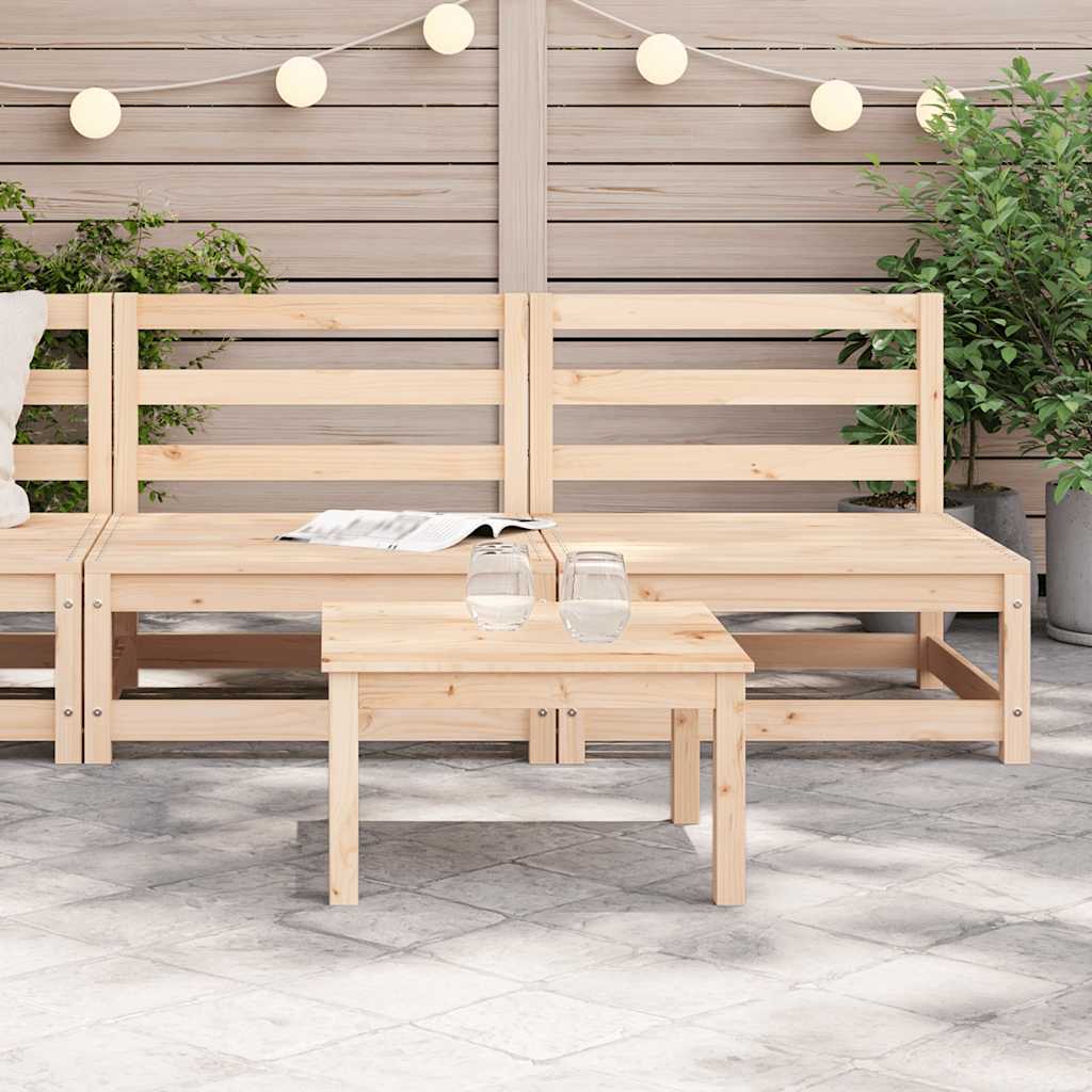 Garten-Mittelsofa Massivholz Kiefer