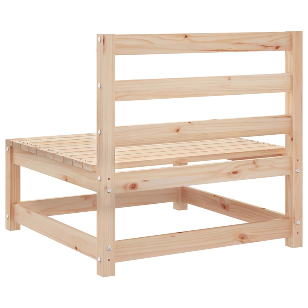 Garten-Mittelsofa Massivholz Kiefer