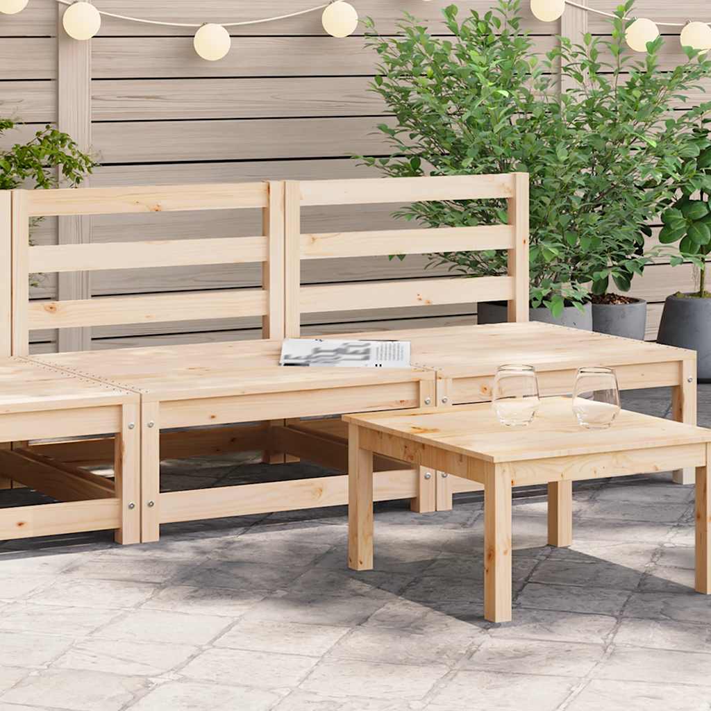 Garten-Mittelsofa Massivholz Kiefer