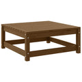 Gartenhocker 70x70x30 cm Honigbraun Massivholz Kiefer