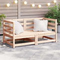 Garten-Ecksofas 2 Stk. Massivholz Kiefer