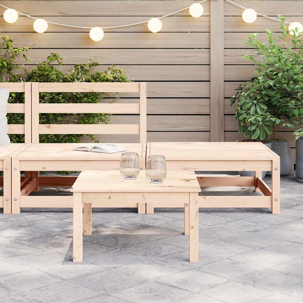 2-tlg. Garten-Lounge-Set Massivholz Kiefer