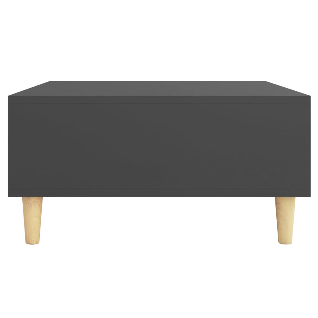 Couchtisch Grau 60x60x30 cm Holzwerkstoff