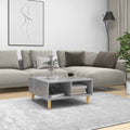Couchtisch Betongrau 60x60x30 cm Holzwerkstoff