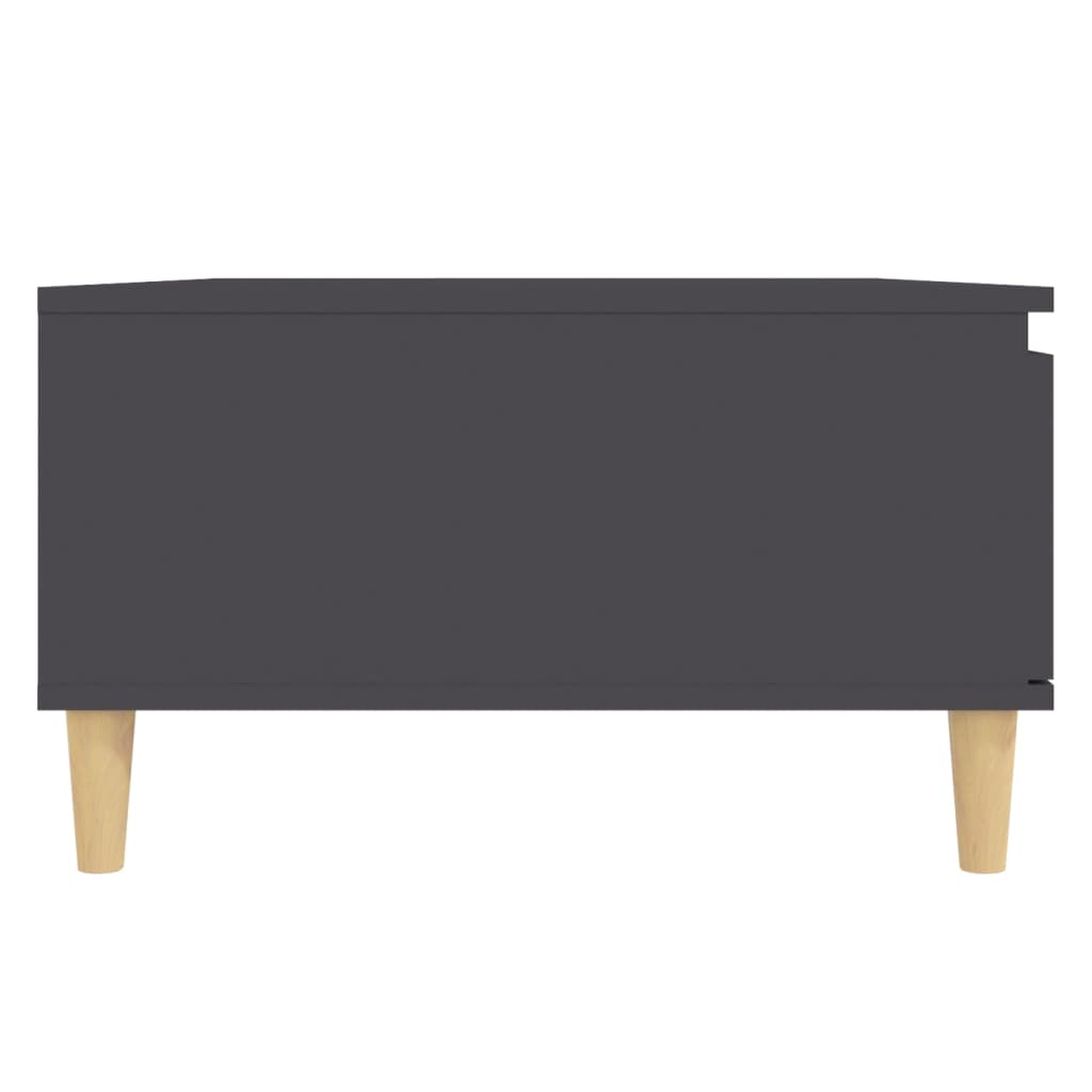 Couchtisch Grau 90x60x35 cm Holzwerkstoff