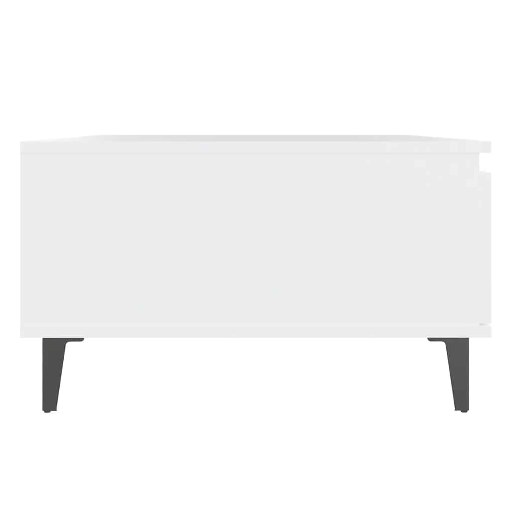 Couchtisch Weiß 90x60x35 cm Holzwerkstoff