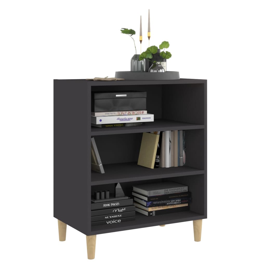Sideboard Grau 57x35x70 cm Holzwerkstoff