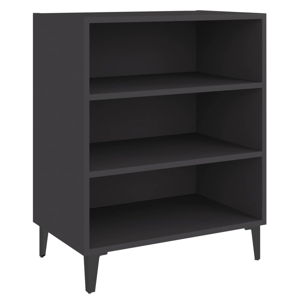 Sideboard Grau 57x35x70 cm Holzwerkstoff