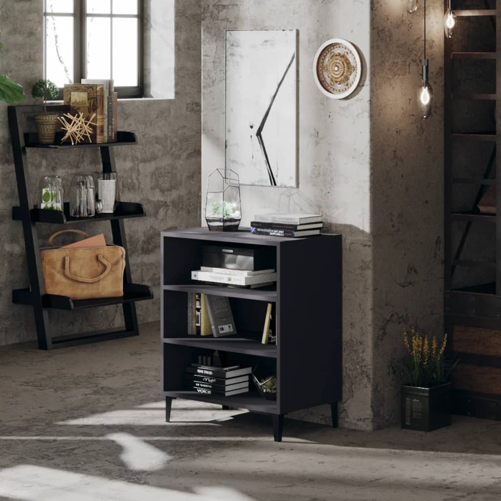 Sideboard Grau 57x35x70 cm Holzwerkstoff