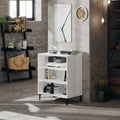 Sideboard Hochglanz-Weiß 57x35x70 cm Holzwerkstoff