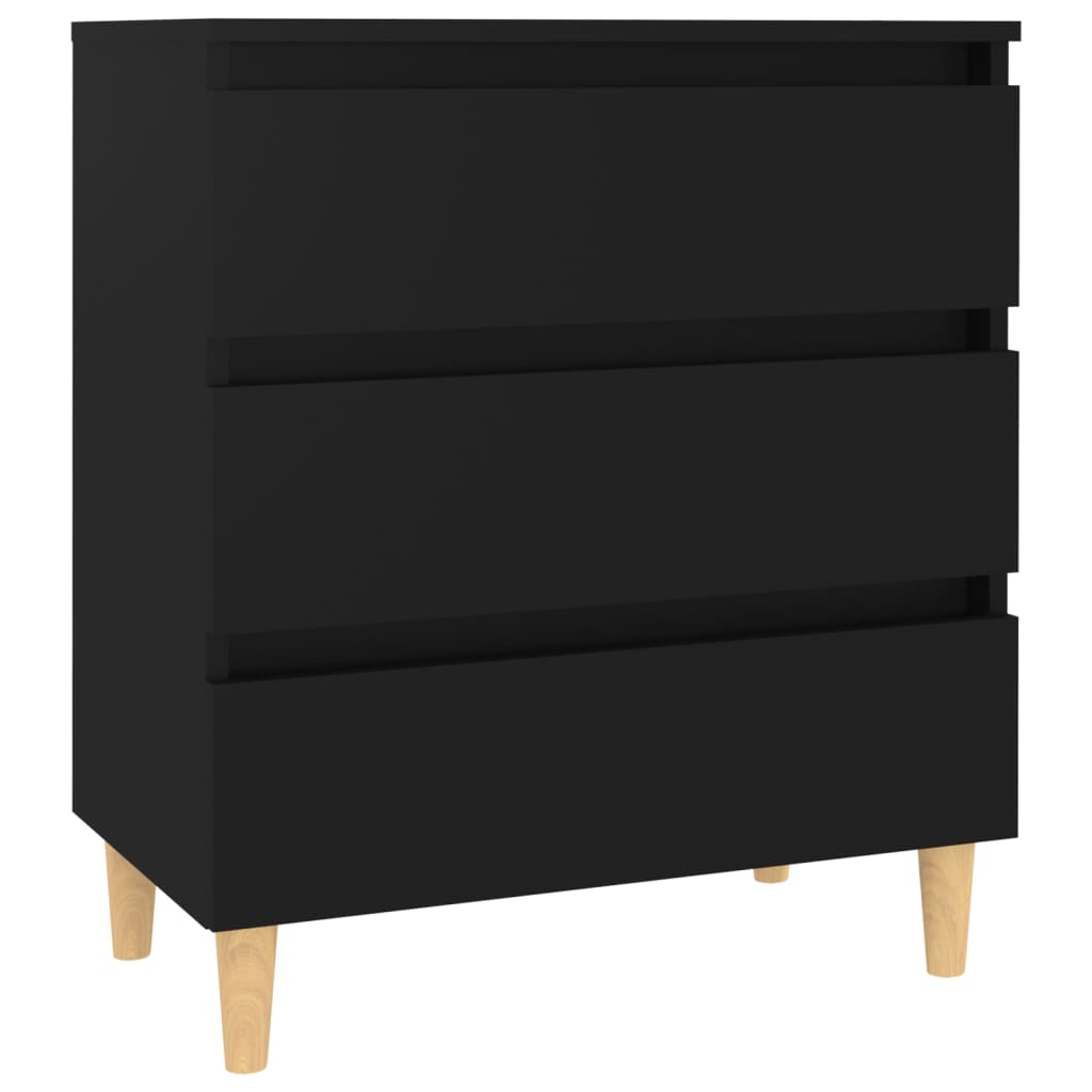 Sideboard Schwarz 60x35x69 cm Holzwerkstoff