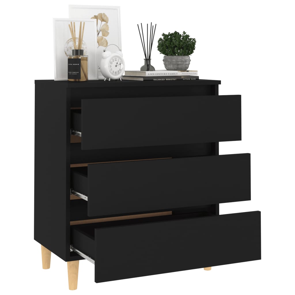 Sideboard Schwarz 60x35x69 cm Holzwerkstoff