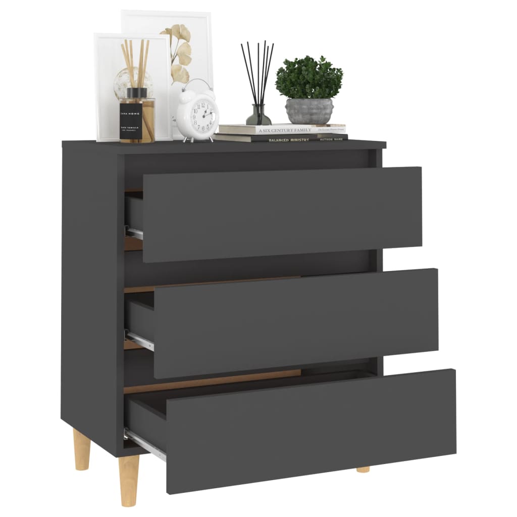 Sideboard Grau 60x35x69 cm Holzwerkstoff