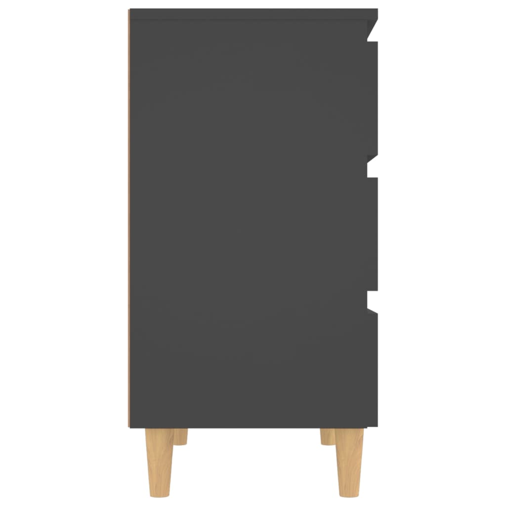 Sideboard Grau 60x35x69 cm Holzwerkstoff
