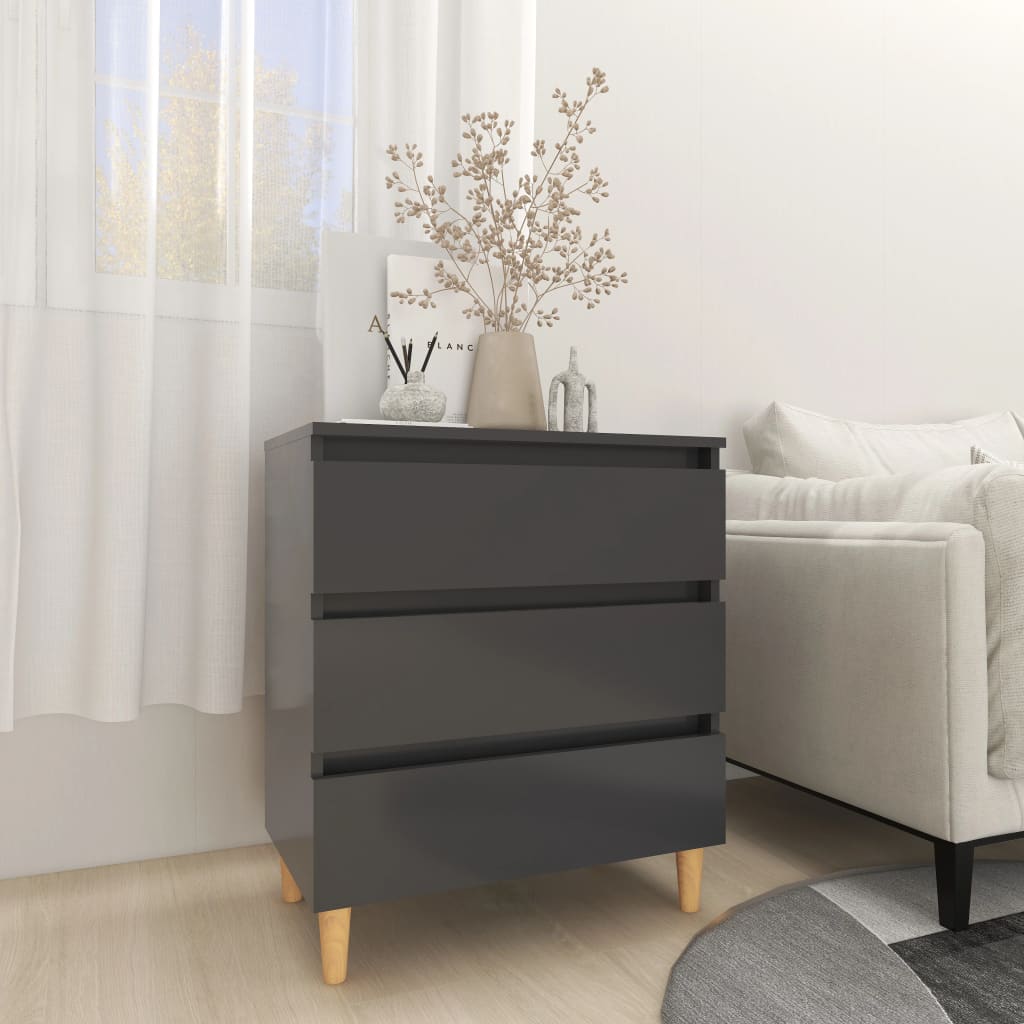 Sideboard Grau 60x35x69 cm Holzwerkstoff
