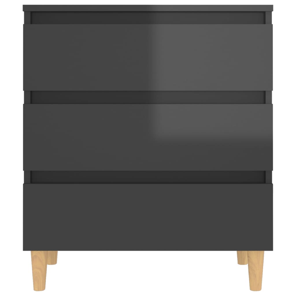 Sideboard Hochglanz-Grau 60x35x69 cm Holzwerkstoff
