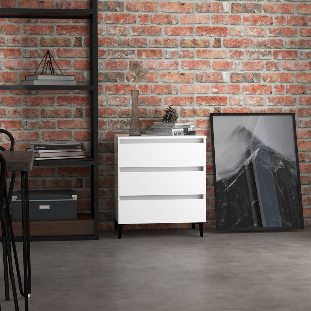 Sideboard Weiß 60x35x69 cm Holzwerkstoff