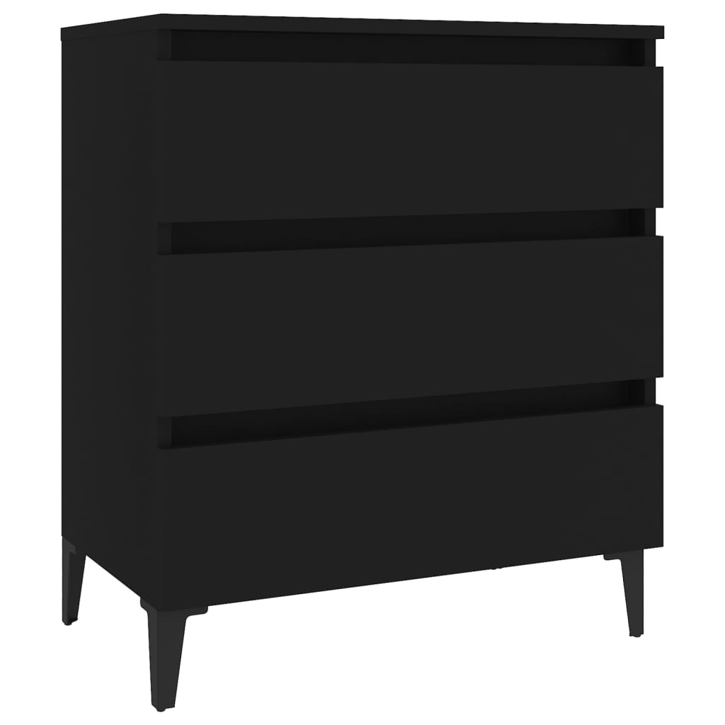 Sideboard Schwarz 60x35x69 cm Holzwerkstoff