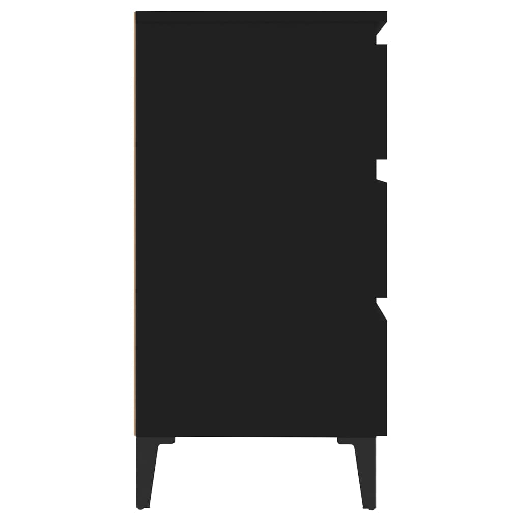 Sideboard Schwarz 60x35x69 cm Holzwerkstoff
