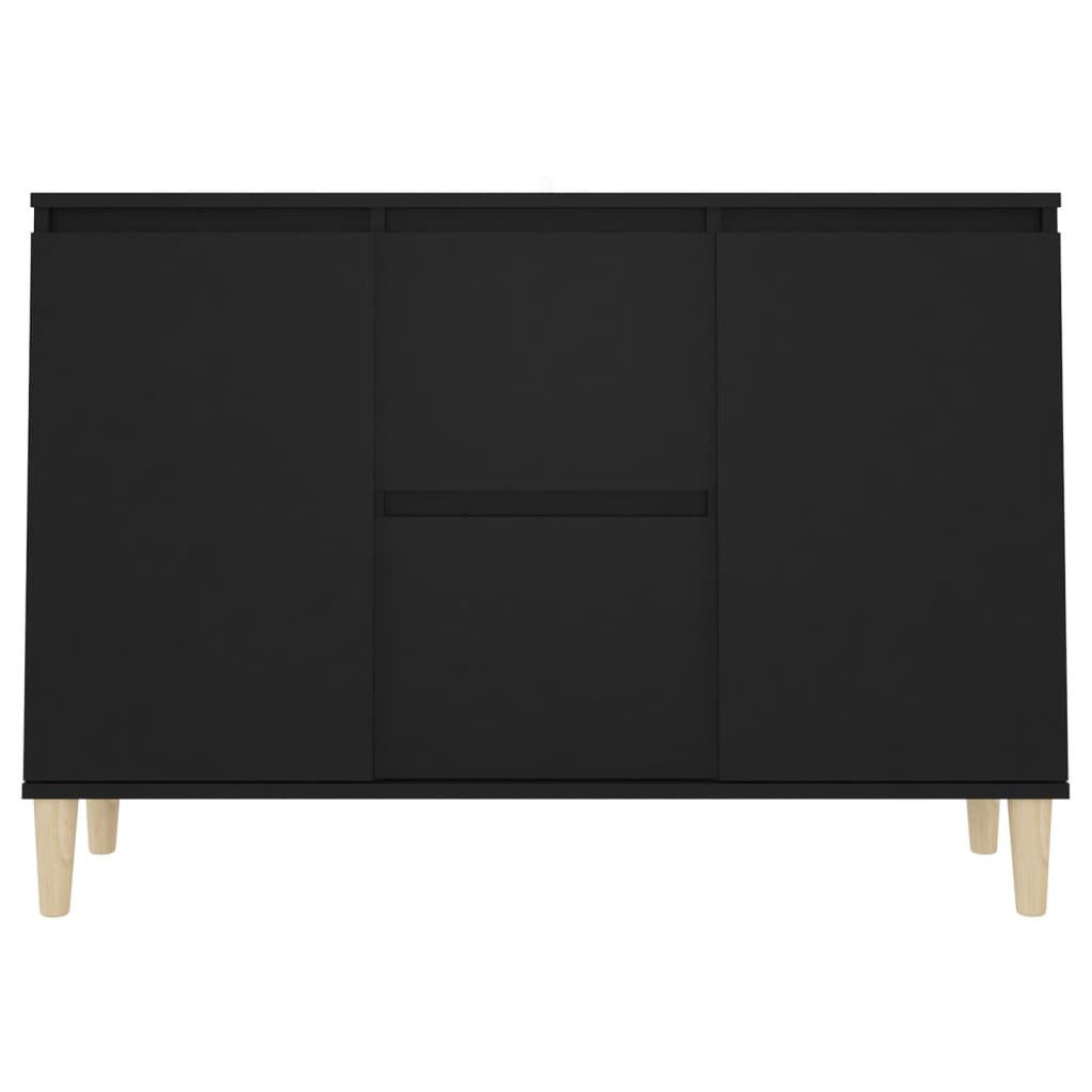 Sideboard Schwarz 103,5x35x70 cm Holzwerkstoff