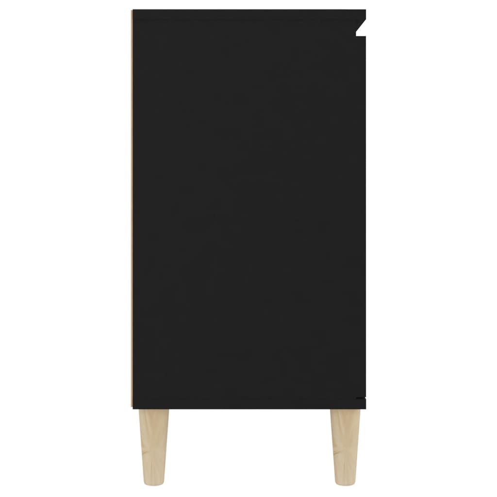 Sideboard Schwarz 103,5x35x70 cm Holzwerkstoff