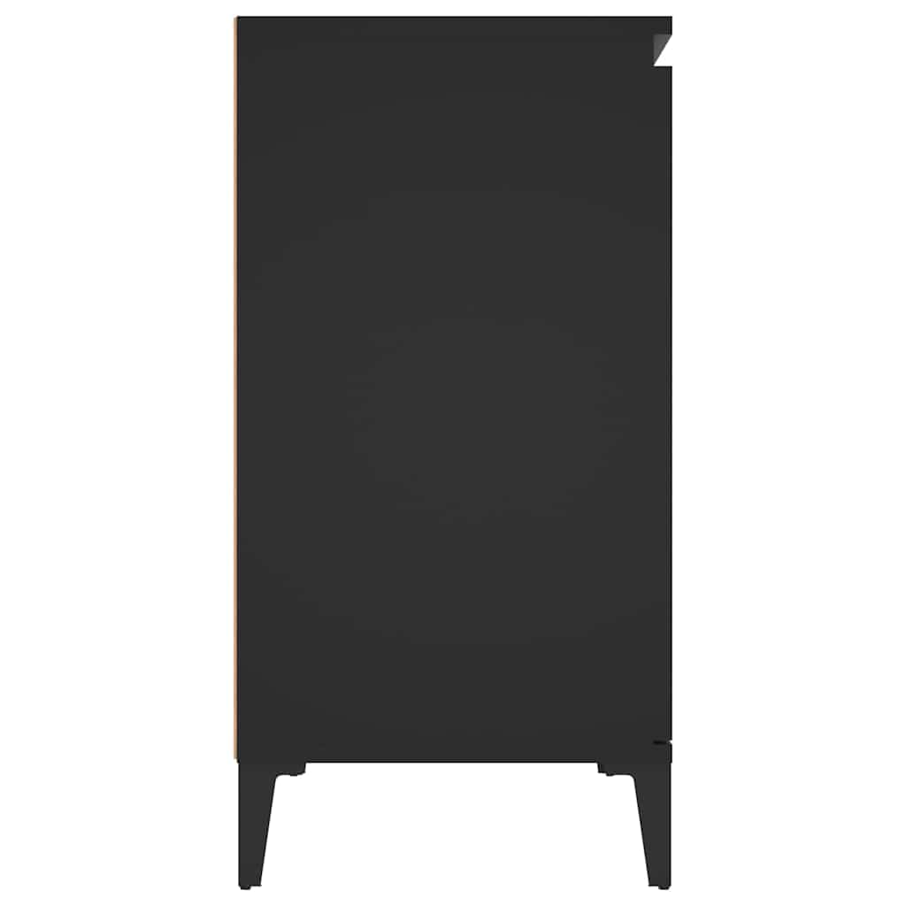 Sideboard Schwarz 102x35x70 cm Holzwerkstoff