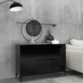 Sideboard Schwarz 102x35x70 cm Holzwerkstoff