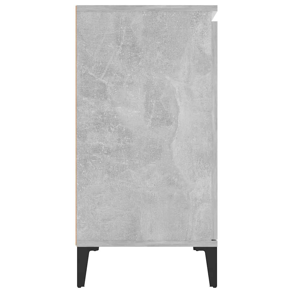 Sideboard Betongrau 102x35x70 cm Holzwerkstoff