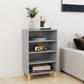 Sideboard Betongrau 57x35x90 cm Holzwerkstoff