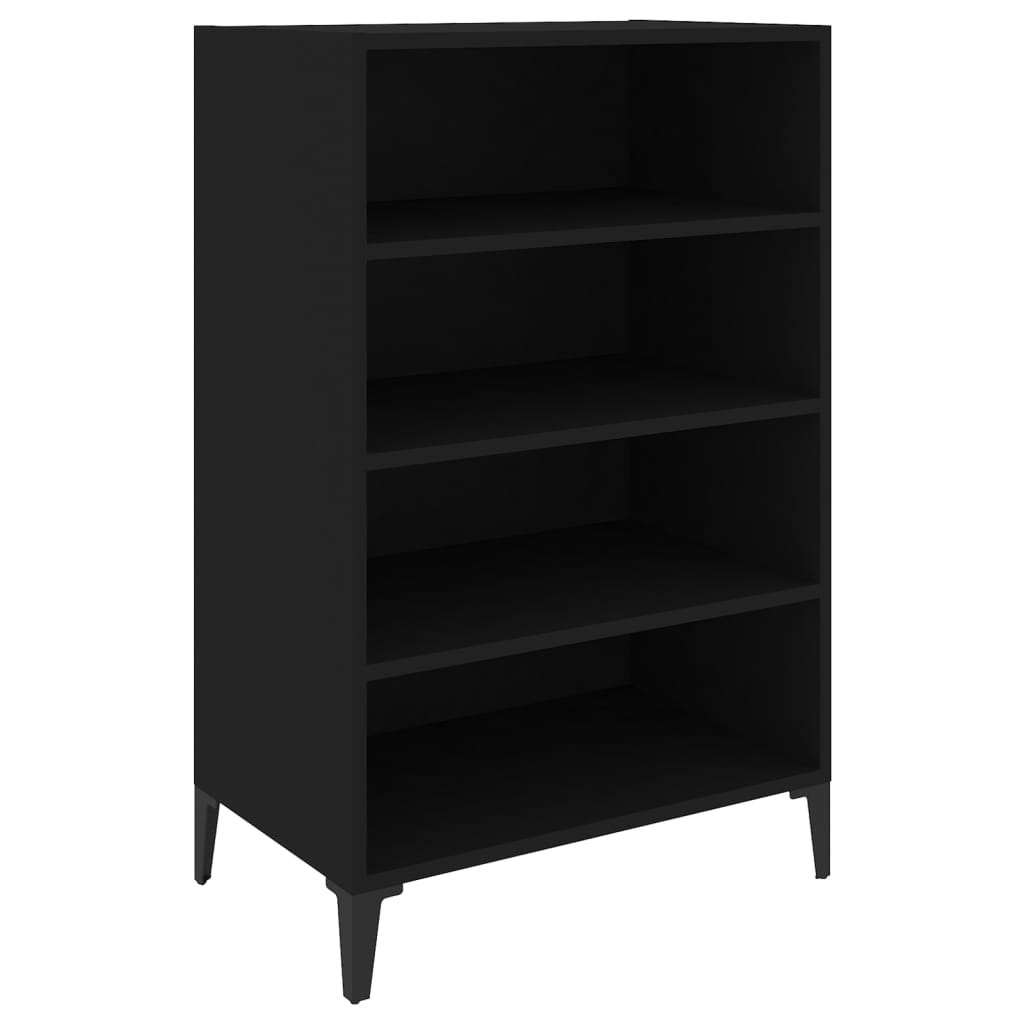 Sideboard Schwarz 57x35x90 cm Holzwerkstoff