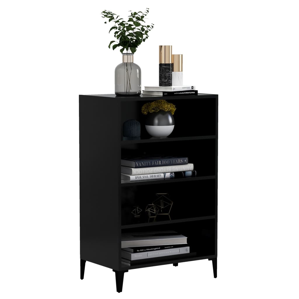 Sideboard Schwarz 57x35x90 cm Holzwerkstoff