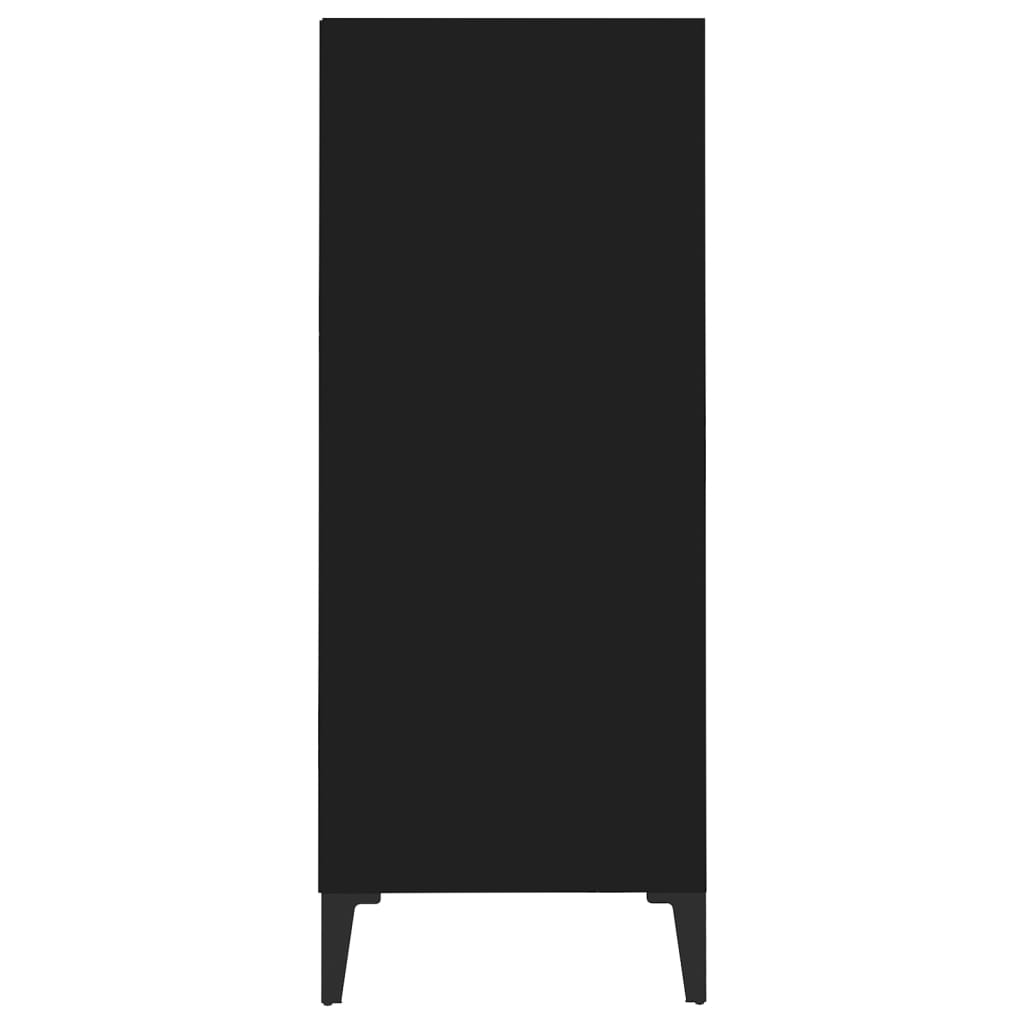 Sideboard Schwarz 57x35x90 cm Holzwerkstoff