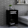 Sideboard Schwarz 57x35x90 cm Holzwerkstoff