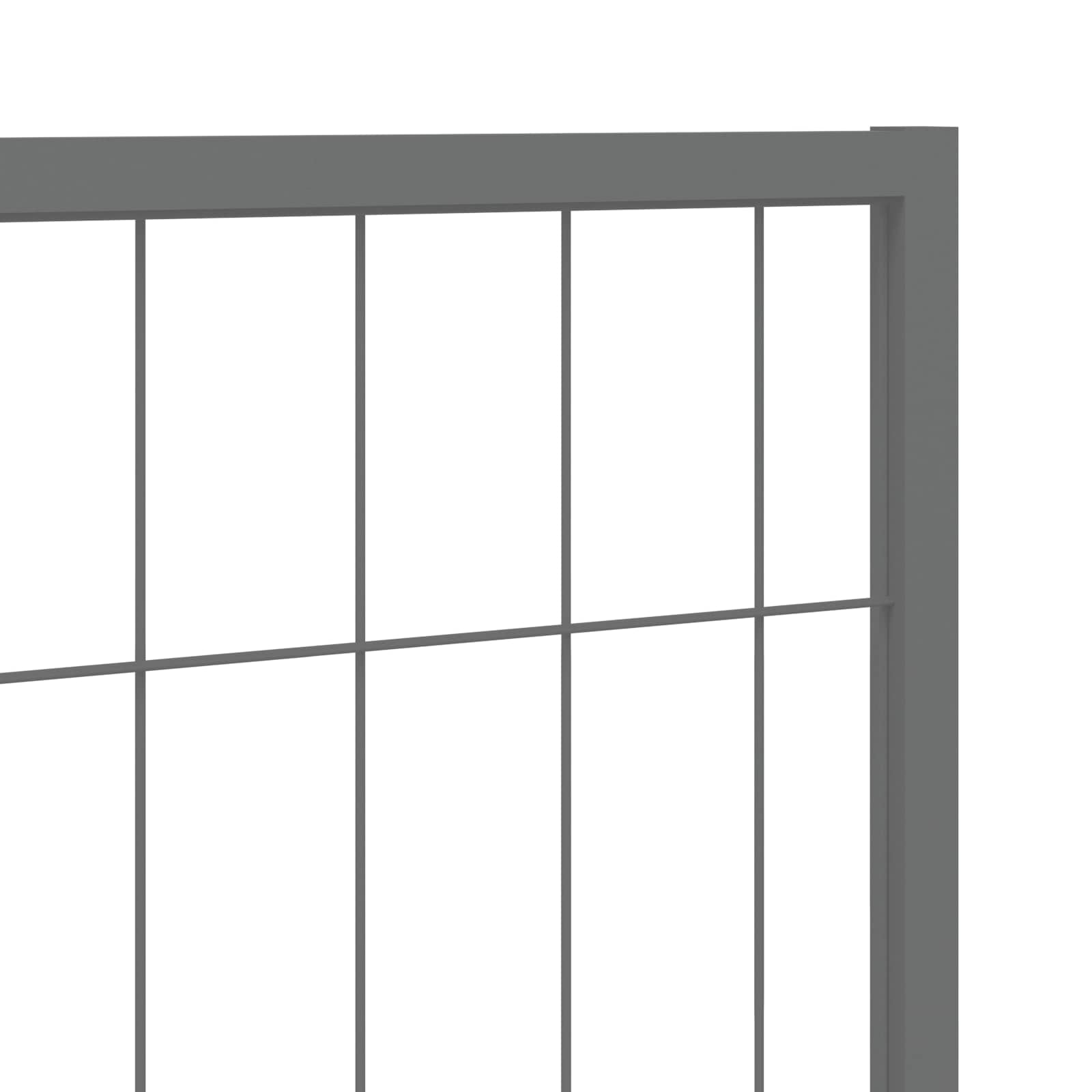 Tierkäfig ohne Tür Silber 300 x 100 x 70 cm Stahl