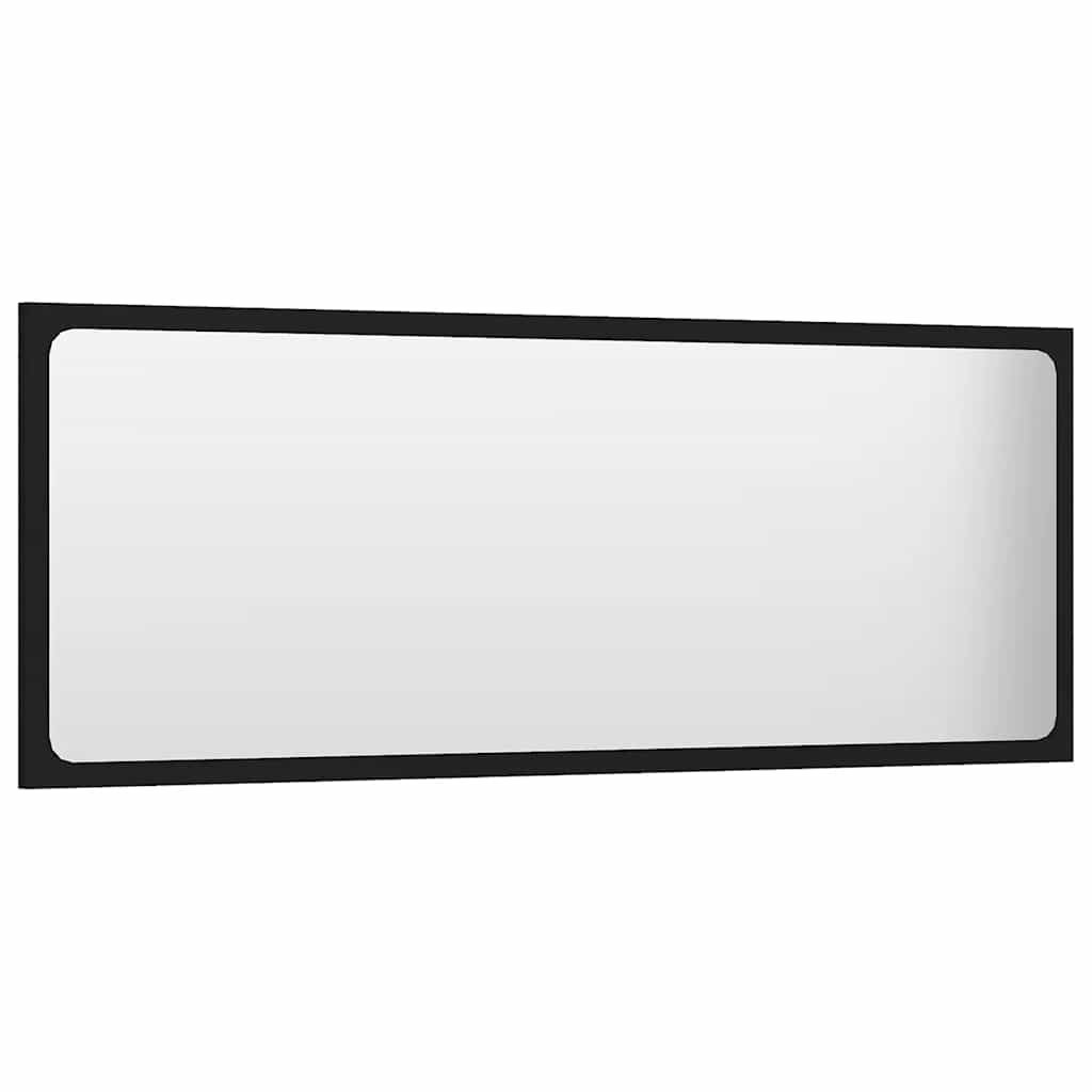 Badmöbel-Set Schwarz Holzwerkstoff