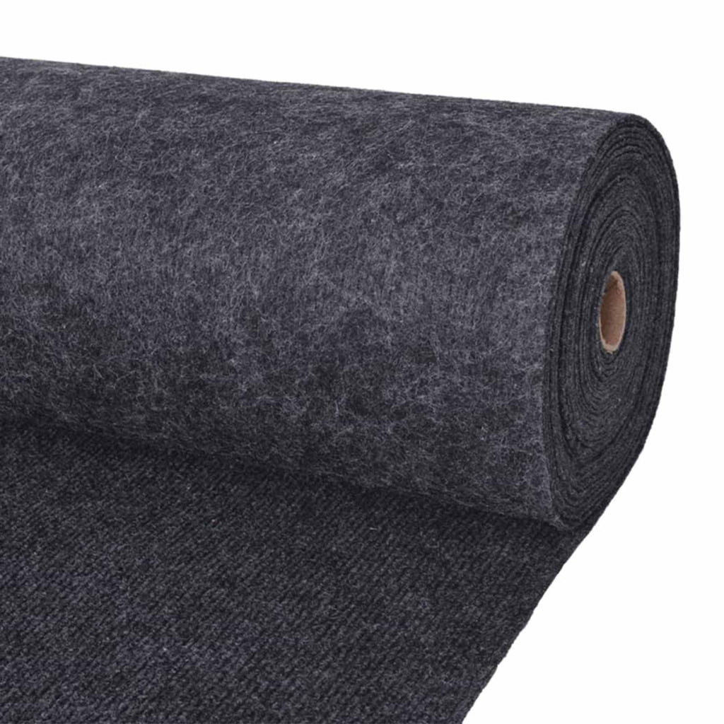 Teppich Anthrazit 1,2 x 20 m Polyester