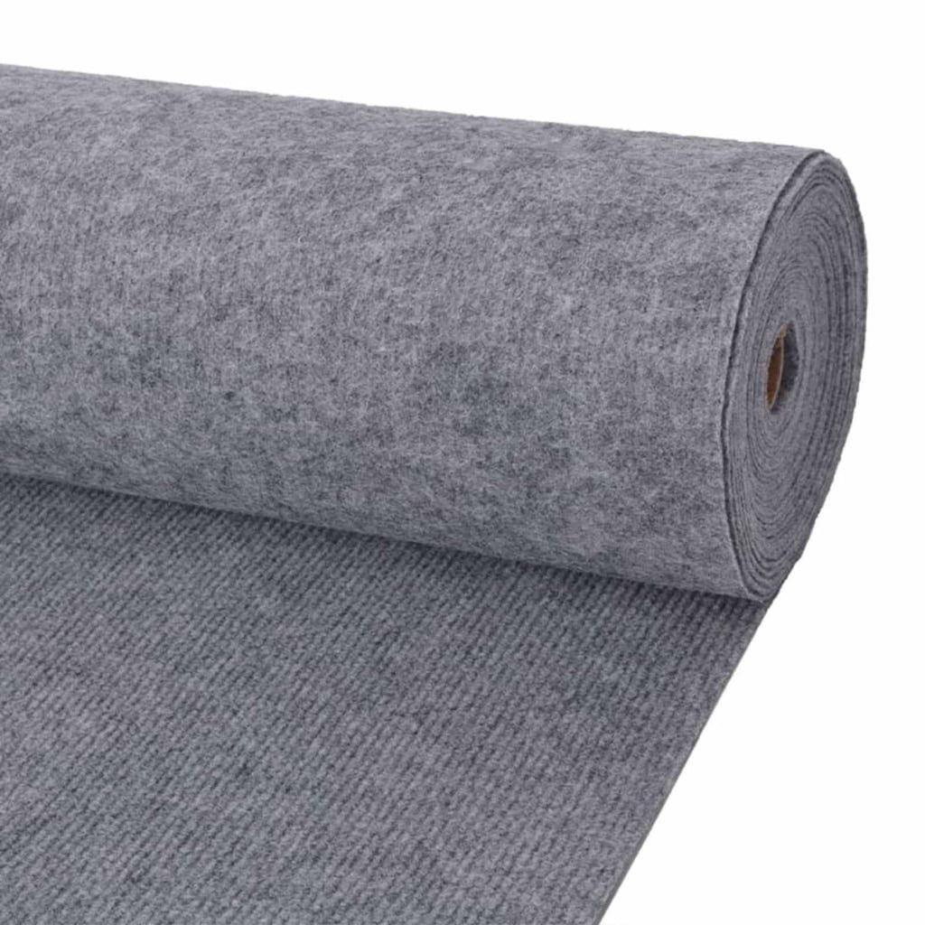 Teppich Grau 1,2 x 10 m Polyester