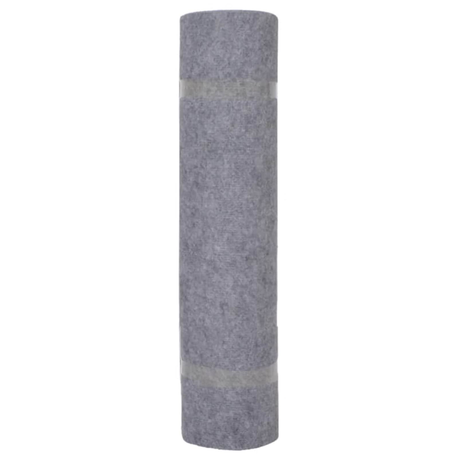 Teppich Grau 1,2 x 20 m Polyester