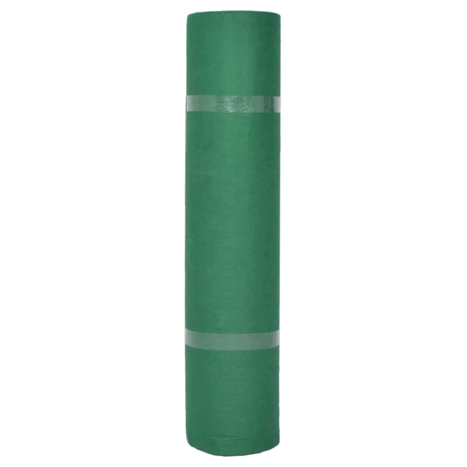 Teppich Uni Grün 1,2 x 12 m Polyester
