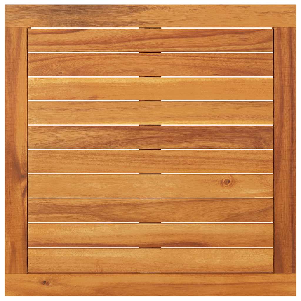 Gartentisch 64x64x29 cm Massivholz Akazie