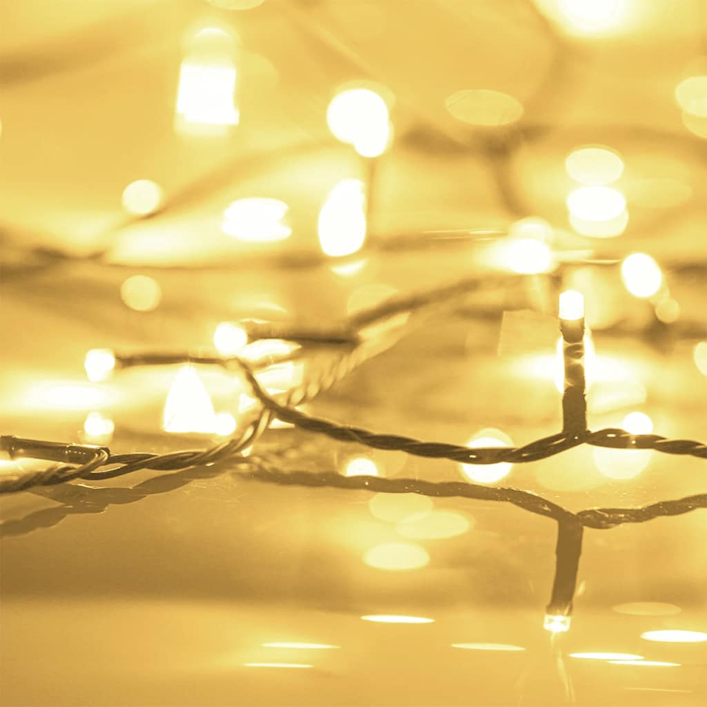 LED-Lichterkette mit 300 LEDs Warmweiß 30 m PVC