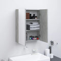Bad-Spiegelschrank 60x15x75 cm MDF Betongrau